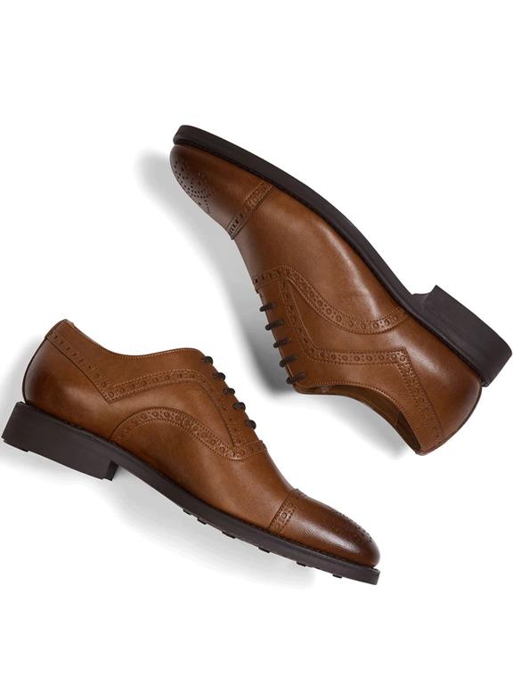Will's Vegan Store Goodyear Welt Brogues Tan